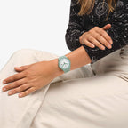 SUOG712 Reloj Swatch Meet me at the Myrtl unisex correa de resina - Resina Verde