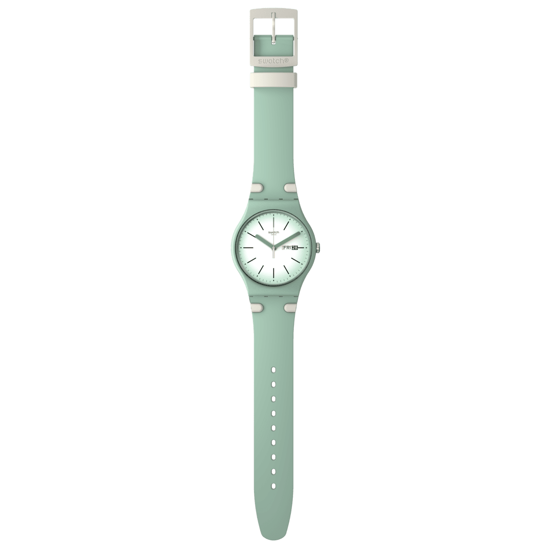 SUOG712 Reloj Swatch Meet me at the Myrtl unisex correa de resina - Resina Verde