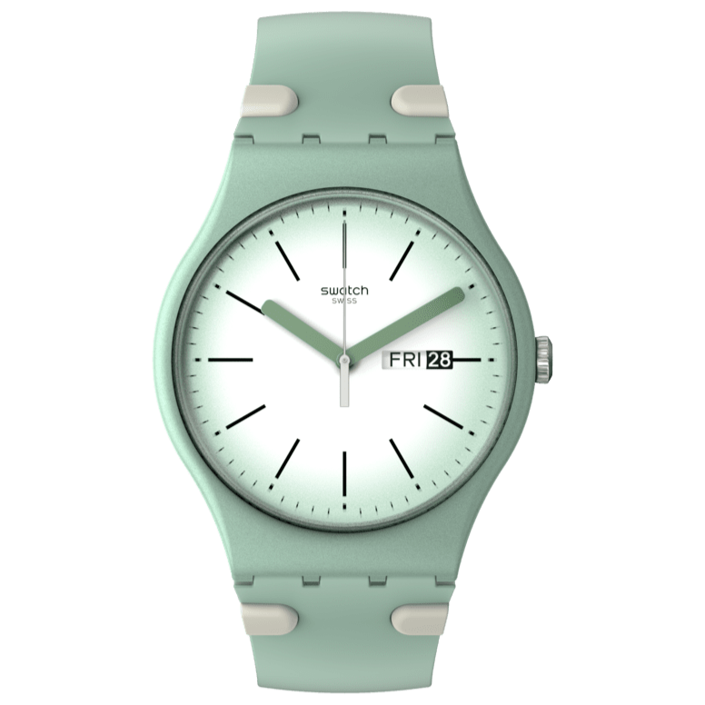 SUOG712 Reloj Swatch Meet me at the Myrtl unisex correa de resina - Resina Verde