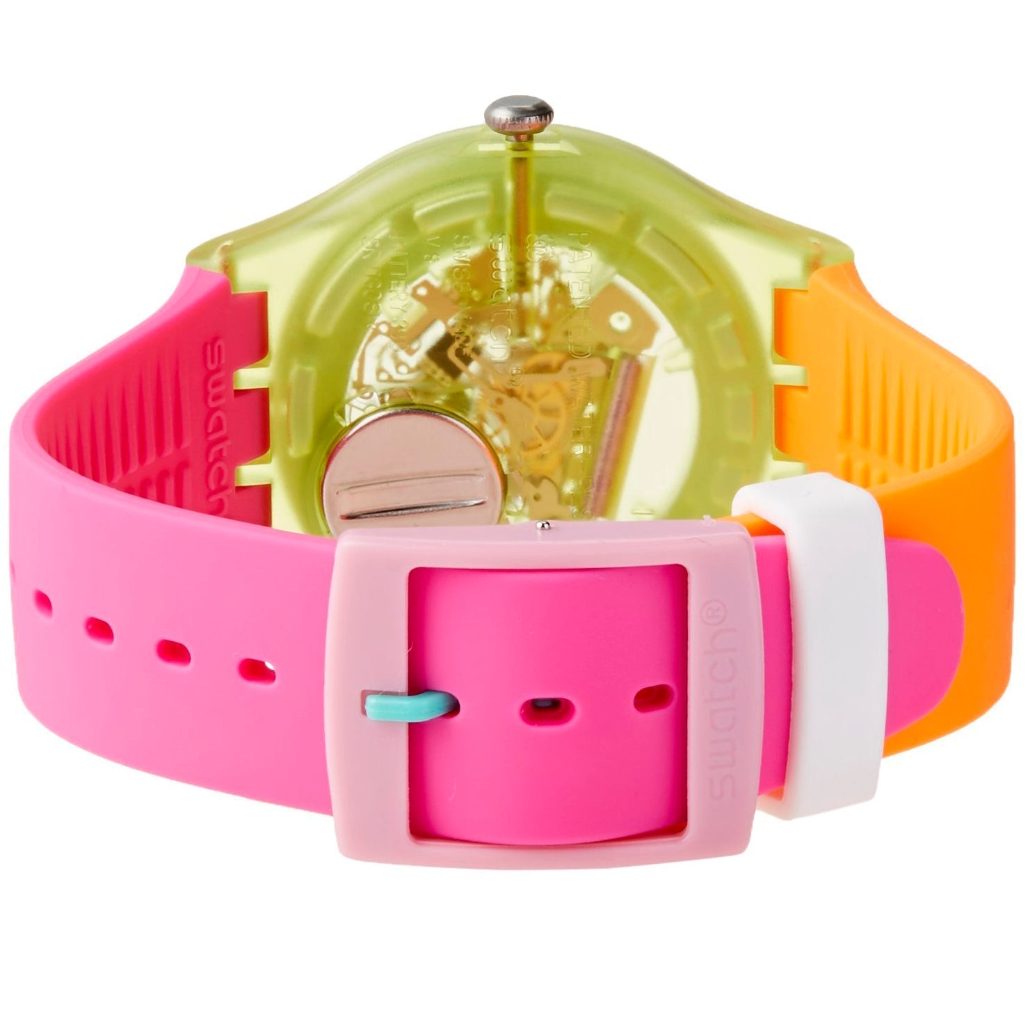 SUOJ101 Reloj Swatch Color Palette unisex pulsera de caucho - Resina Bicolor