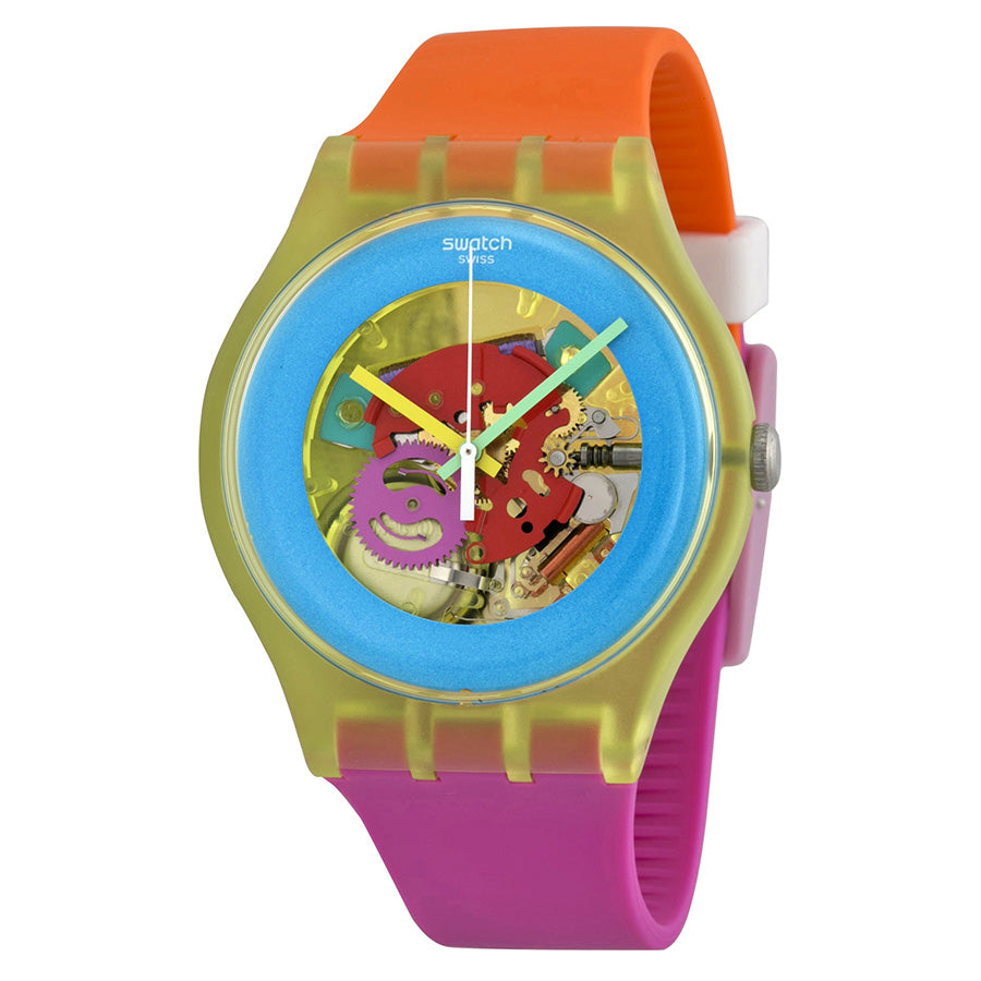 SUOJ101 Reloj Swatch Color Palette unisex pulsera de caucho - Resina Bicolor