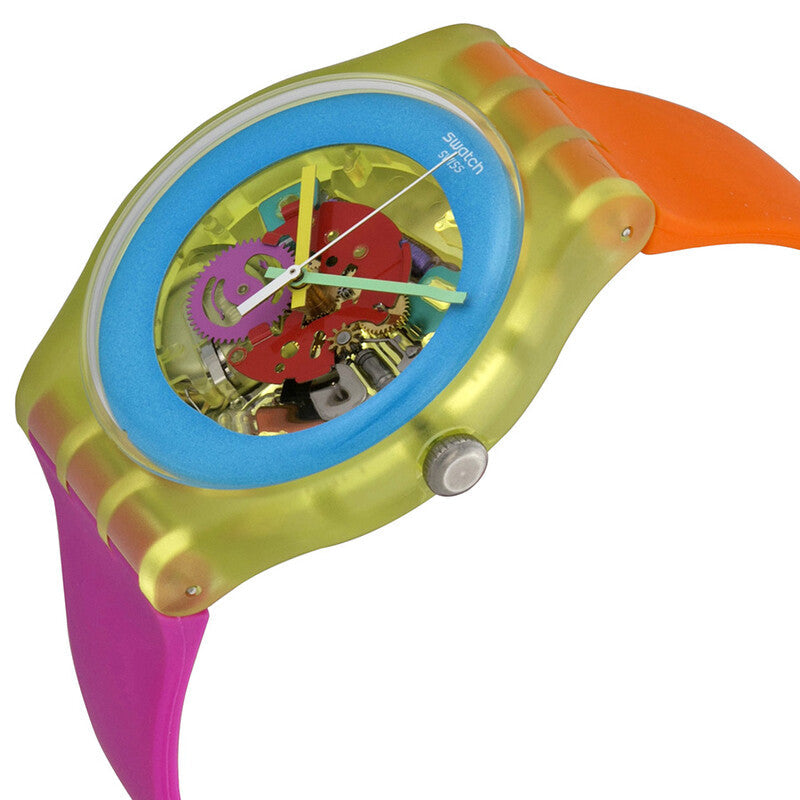 SUOJ101 Reloj Swatch Color Palette unisex pulsera de caucho - Resina Bicolor