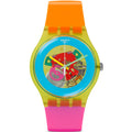 SUOJ101 Reloj Swatch Color Palette unisex pulsera de caucho - Resina Bicolor
