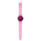 SUOK710 Swatch Polarose Reloj para Mujer Correa de Goma