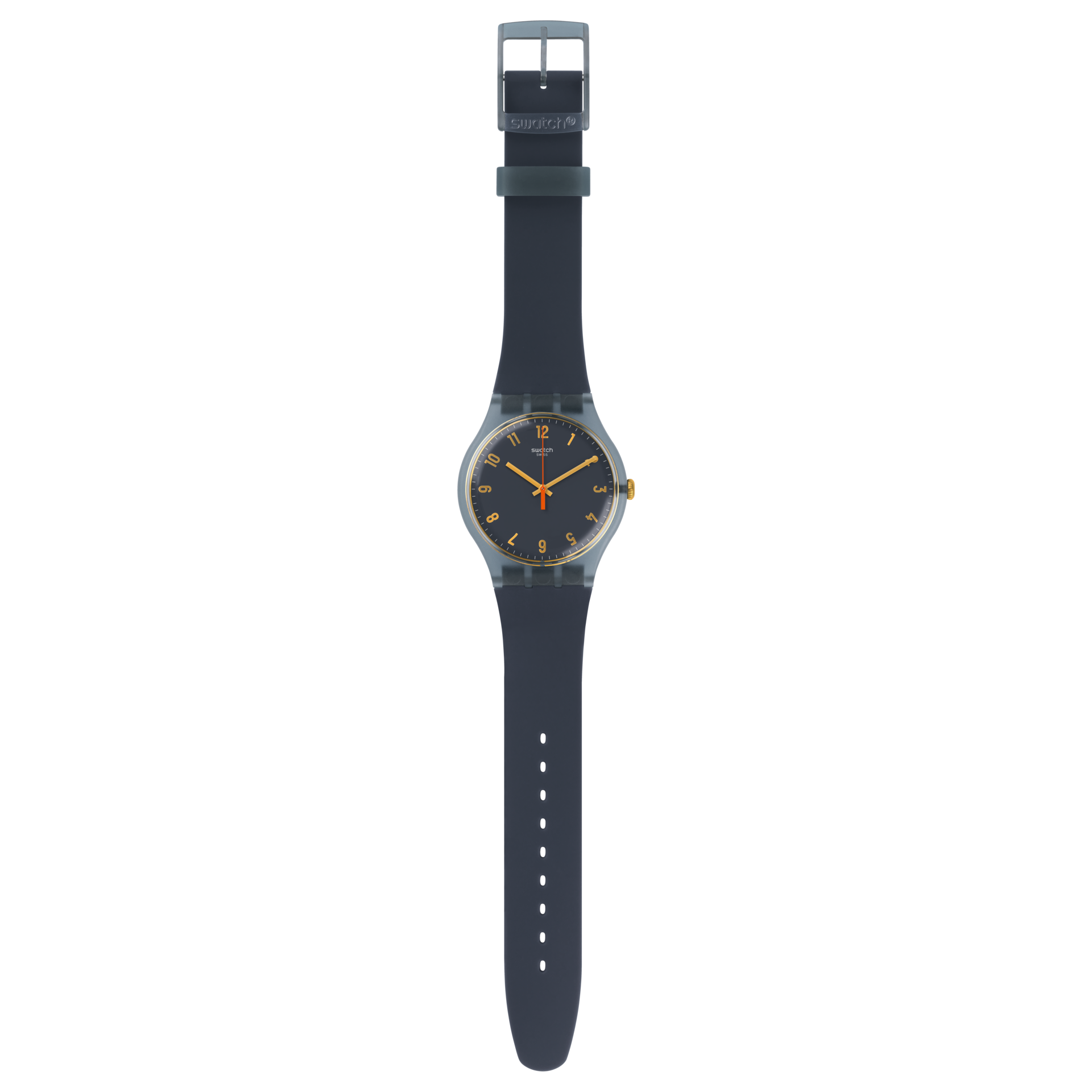 SUOM105 Reloj Swatch Nuit Bleue Hombre Correa Silicona