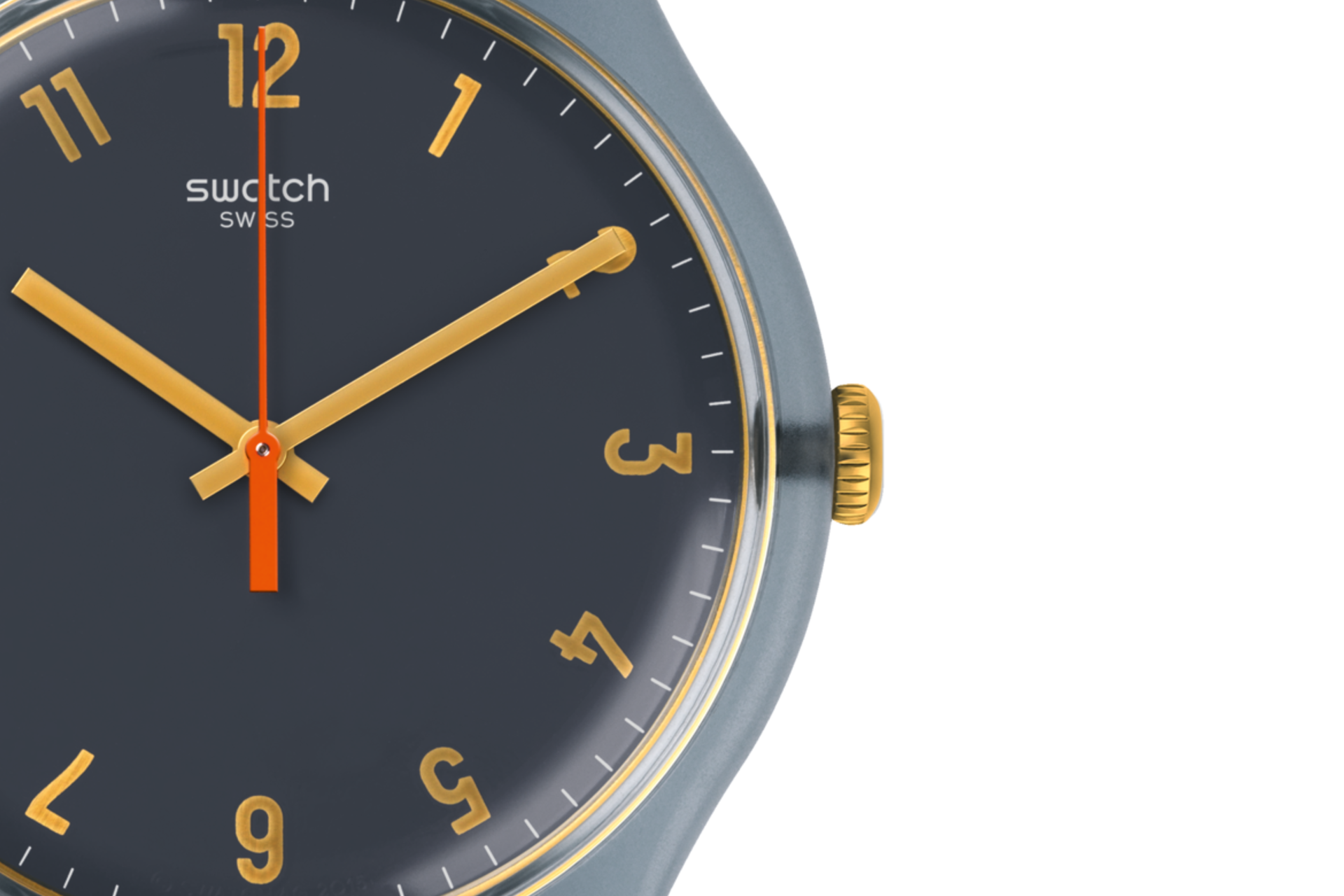 SUOM105 Reloj Swatch Nuit Bleue Hombre Correa Silicona