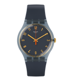SUOM105 Reloj Swatch Nuit Bleue Hombre Correa Silicona