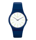 SUON127 Reloj Swatch Bluesounds Unisex Correa Caucho Azul
