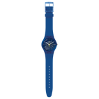 SUON142 Swatch Blue Sirup de hombre pulsera de resina