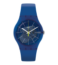 SUON142 Swatch Blue Sirup de hombre pulsera de resina
