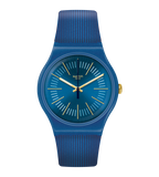 SUON143 Swatch Cyderalblue unisex pulsera de resina
