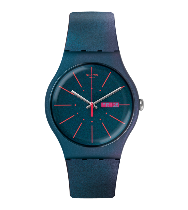 SUON708 Swatch New Gentleman de caballero pulsera de resina