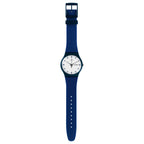 SUON709 Reloj Swatch Bellablu Unisex Correa Caucho Azul