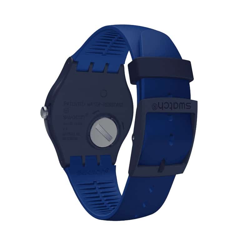 SUON709 Reloj Swatch Bellablu Unisex Correa Caucho Azul