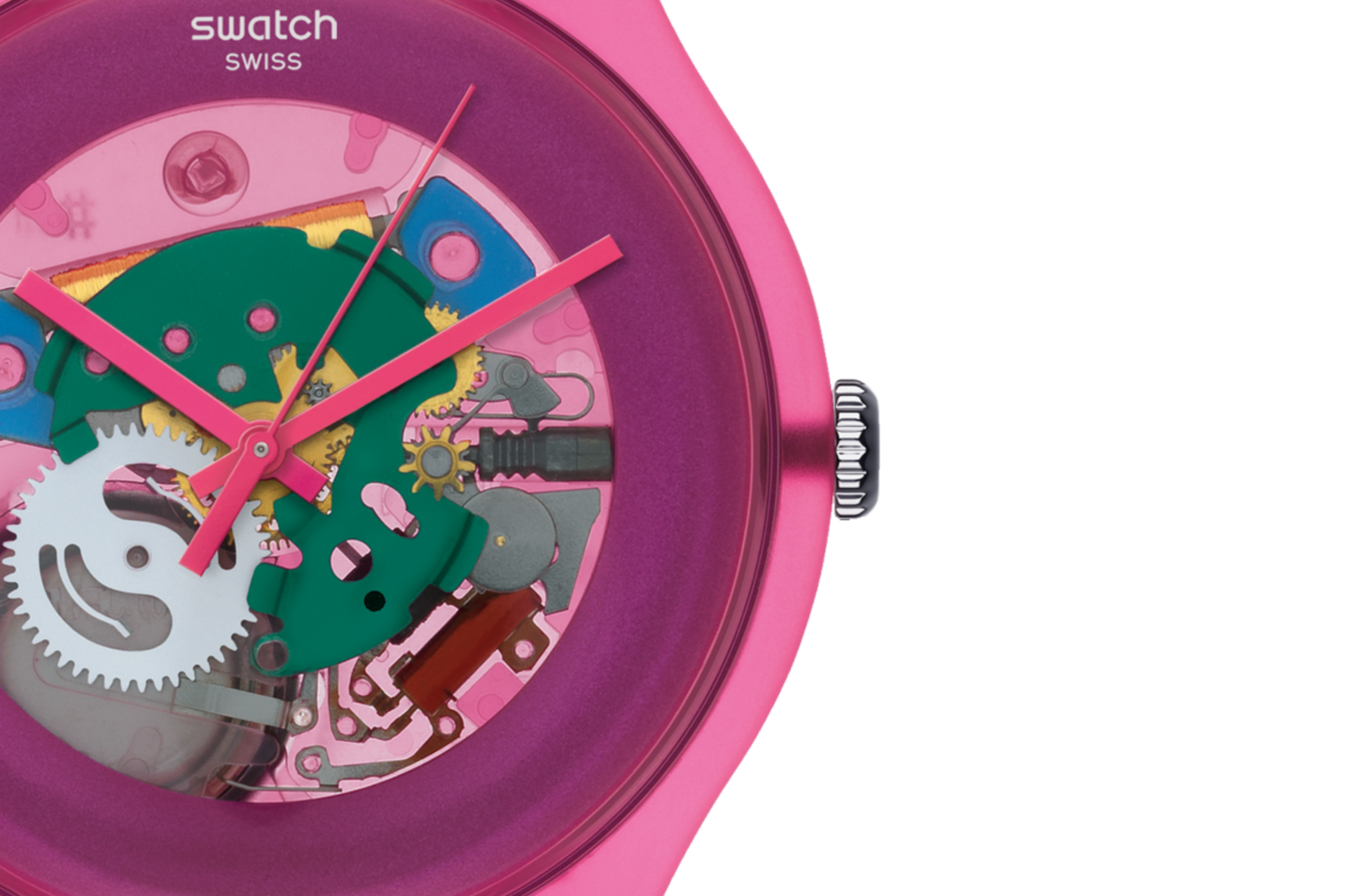 SUOP100 Reloj Swatch New Gent Mujer Resina Rosa