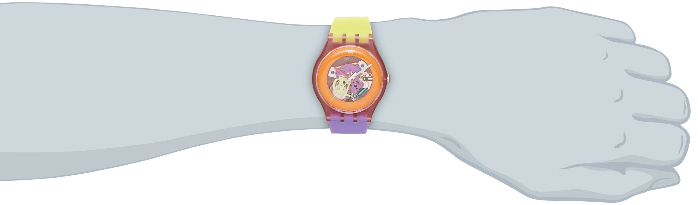 SUOP103 Reloj Swatch Dip in Color unisex pulsera de resina - Resina Bicolor
