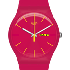 SUOR704 Reloj Swatch Rubine Rebel de dama pulsera de caucho