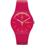 SUOR704 Reloj Swatch Rubine Rebel de dama pulsera de caucho