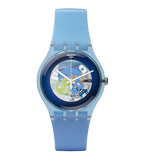 SUOS100 Reloj Swatch Clearly Gent Unisex Correa Caucho