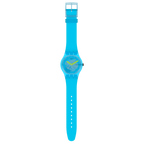 SUOS112 Swatch Ocean blur de dama correa de resina