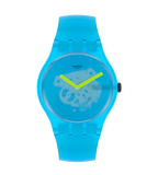 SUOS112 Swatch Ocean blur de dama correa de resina