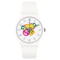 SUOW148 Reloj Swatch Candinette Unisex Silicona Blanco