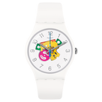 SUOW148 Reloj Swatch Candinette Unisex Silicona Blanco