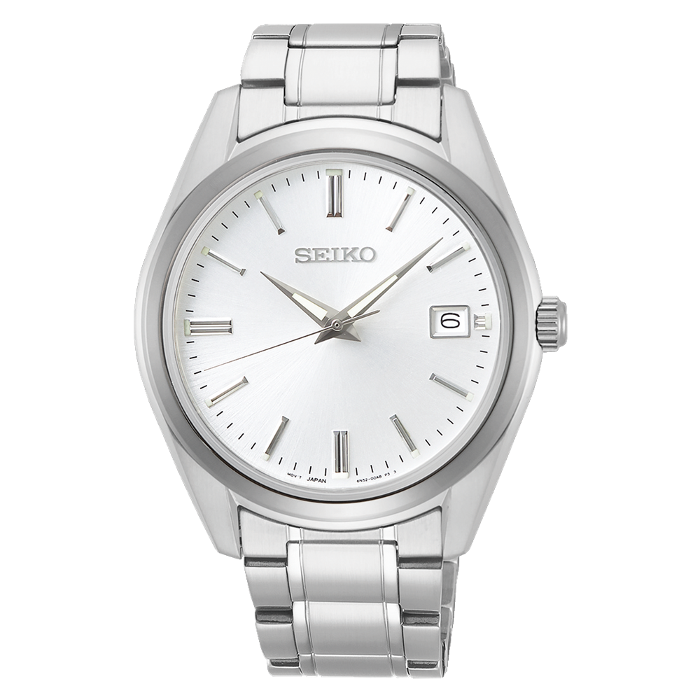 SUR307P1 Reloj Seiko Essentials Hombre Acero Esfera Blanca
