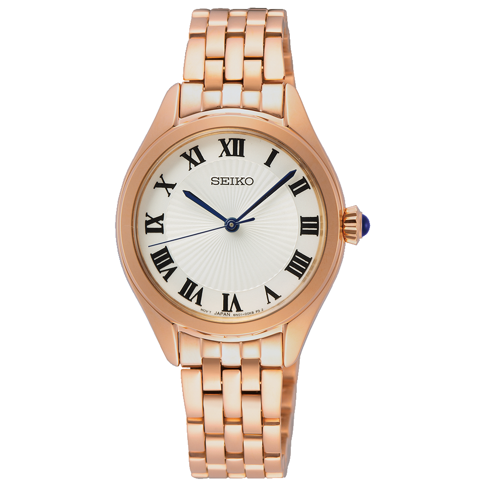 SUR332P1 Reloj Seiko Classic Mujer Acero Oro Rosa