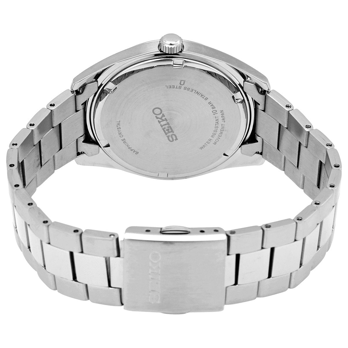 SUR343P1 Reloj Seiko Essentials Hombre Correa Acero Esfera Gris