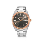SUR344P1 Reloj Seiko Essentials Hombre Acero Bicolor Esfera Gris