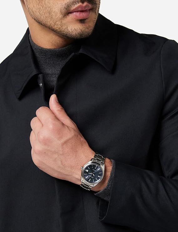 SUR371P1 Reloj Seiko Essentials Hombre Pulsera Titanio Esfera Azul