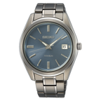 SUR371P1 Reloj Seiko Essentials Hombre Pulsera Titanio Esfera Azul