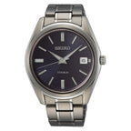 SUR373P1 Reloj Seiko Essentials Hombre Titanio Esfera Púrpura Oscura
