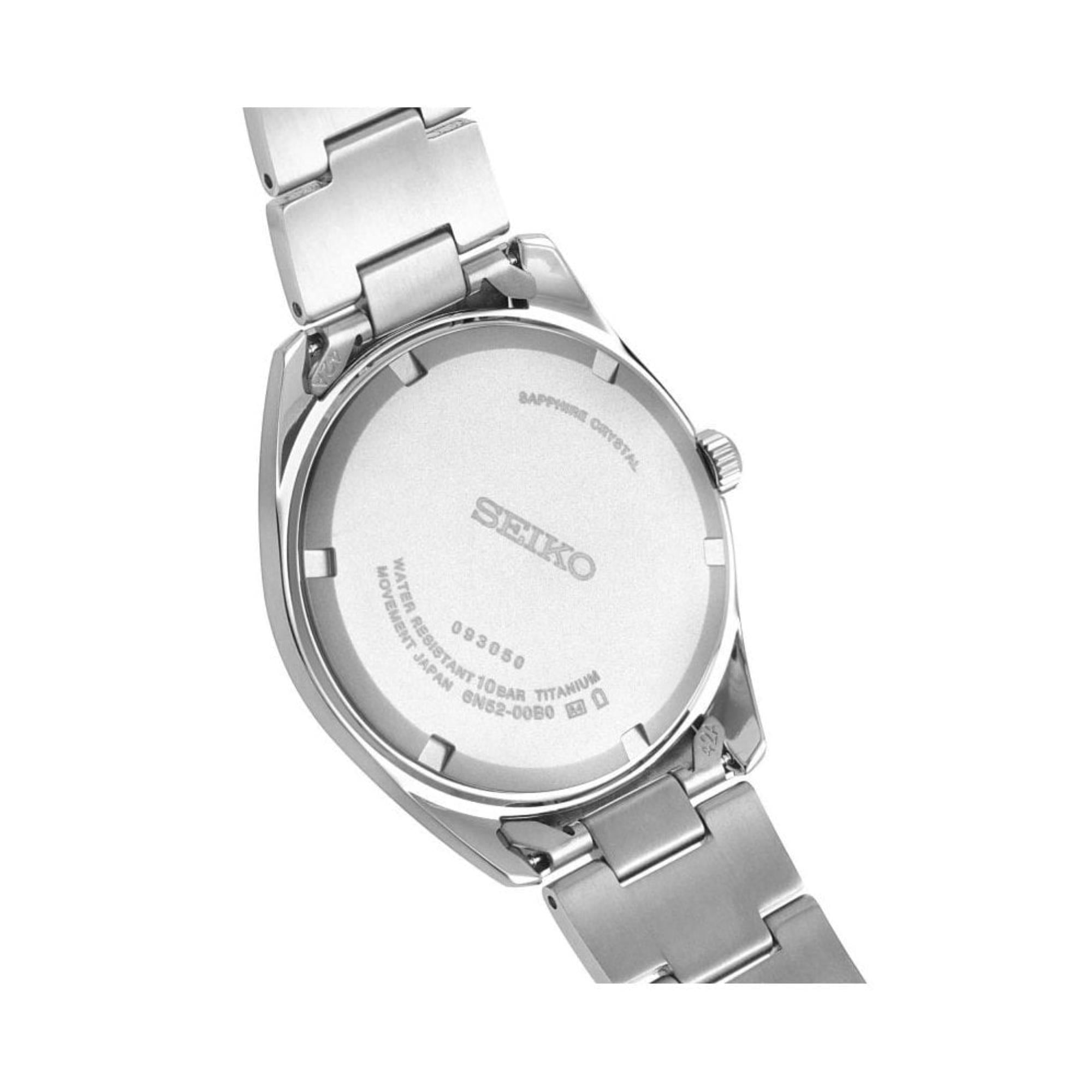 SUR375P1 Reloj Seiko Essentials Hombre Titanium Gris Oscuro