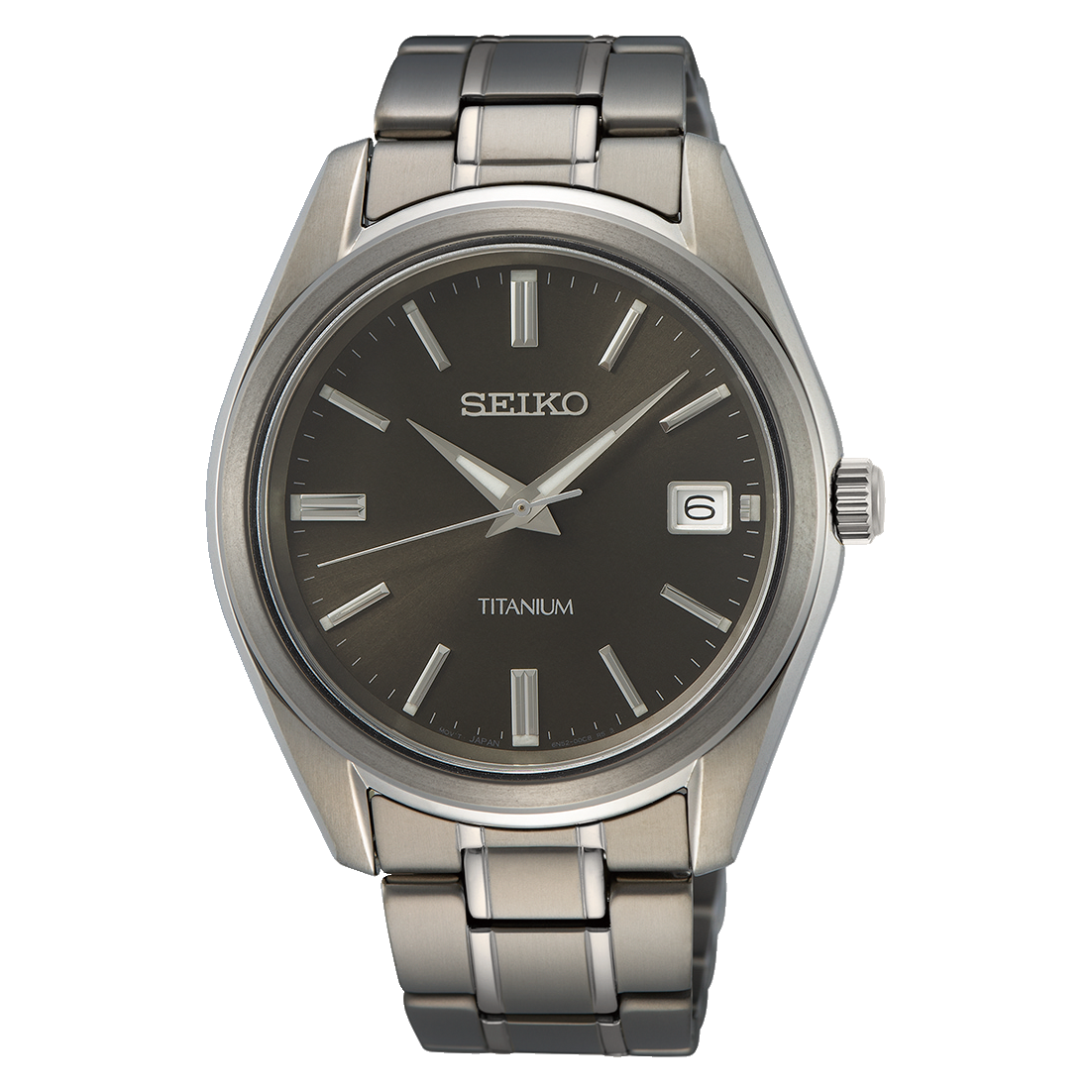 SUR375P1 Reloj Seiko Essentials Hombre Titanium Gris Oscuro