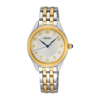 SUR380P1 Reloj Seiko Essentials Mujer Acero Bicolor Esfera Blanca