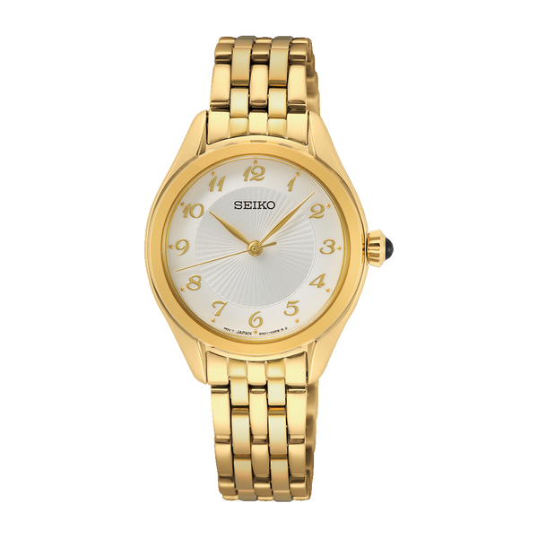 SUR384P1 Reloj Seiko Core de mujer pulsera de acero inoxidable 29 mm