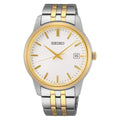 SUR402P1 Reloj Seiko Essentials Hombre Bicolor Esfera Blanca