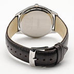 SUR421P1 Reloj Seiko Essentials Hombre Cuero Marrón Esfera Beige