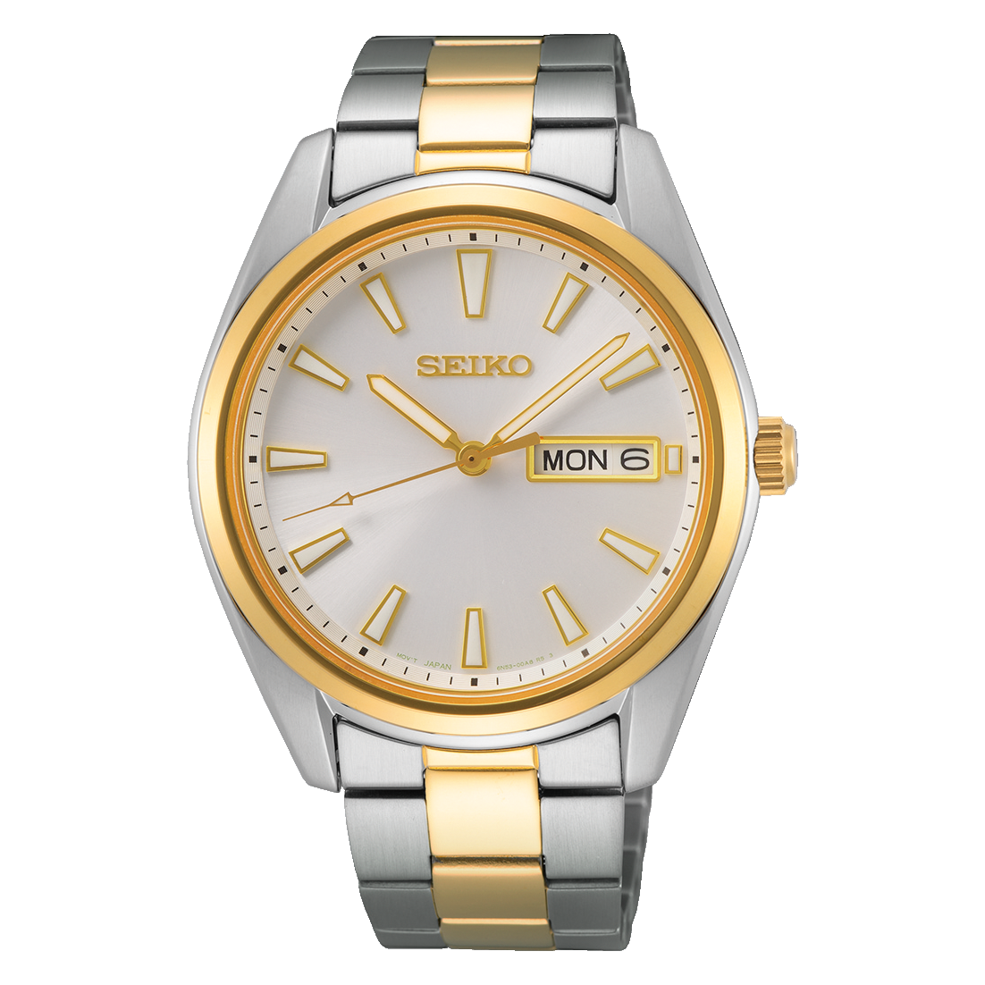 SUR446P1 Reloj Seiko Neo Classic Hombre Acero Bicolor