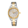 SUR454P1 Reloj Seiko Essentials Mujer Acero Bicolor Plateado Dorado