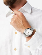 SUR459P1 Reloj Seiko Essentials Hombre Acero Inoxidable Esfera Blanca