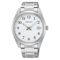 SUR459P1 Reloj Seiko Essentials Hombre Acero Inoxidable Esfera Blanca