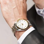 SUR460P1 Reloj Seiko Essentials Hombre Acero Bicolor Oro