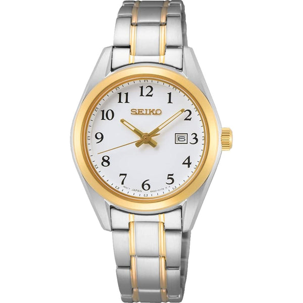SUR466P1 Reloj Seiko Essentials Mujer Acero Bicolor Esfera Blanca