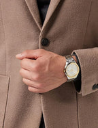 SUR468P1 Reloj Seiko Essentials Hombre Acero Inoxidable Plata Dorado