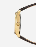 SUR478P1 Reloj Seiko Essentials Mujer Caja Dorada Correa Cuero Marrón