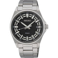 SUR505P1 Reloj Seiko Essentials Hombre Correa Acero Esfera Negra