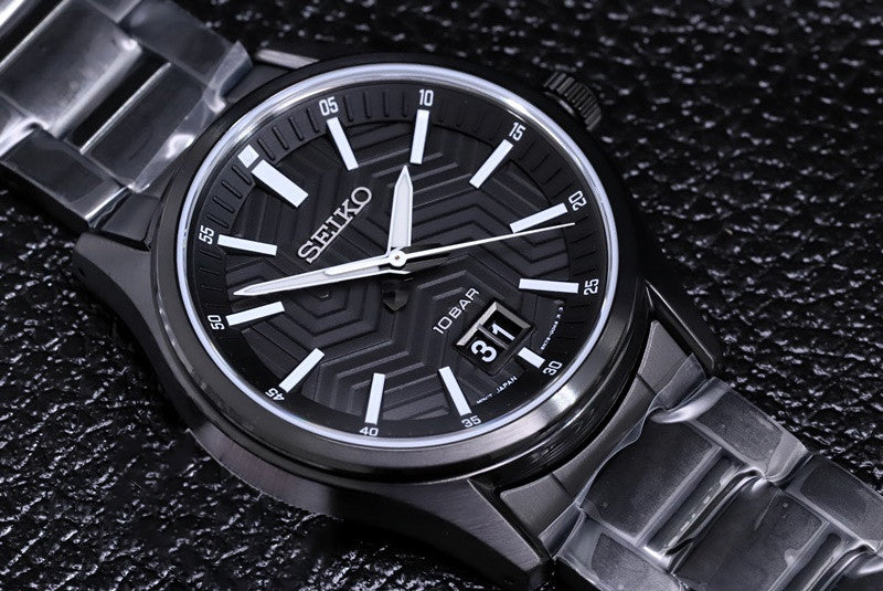 SUR515P1 Reloj Seiko Essentials Hombre Acero Negro